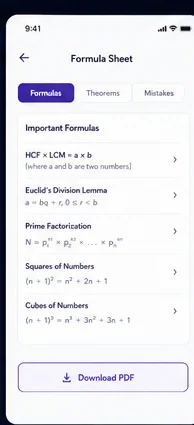 Formula & Theorems